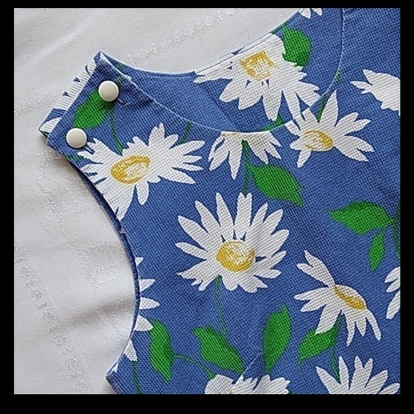 VINTAGE 90s Y2K Dress Ditzy Daisy Floral - Picture 3 of 5